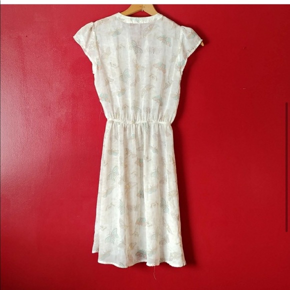 MAURICES SHEER BUTTERFLY DRESS (128) - Picture 5 of 5